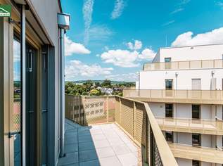 Endlich Platz im provisionsfreien Erstbezug - geräumige 2.Zimmer mit Balkon, Geothermie, Fussbodentemperierung, tlw. Raumhöhe 2,60m!, 325000 €, Immobilien-Wohnungen in 1210 Floridsdorf