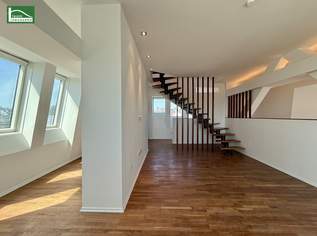 Exklusive 4-Zimmer-Dachgeschoss Maisonette Wohnung mit Terrasse und Aufzug direkt ins Penthouse — 1060 Wien! - JETZT ZUSCHLAGEN, 4411.97 €, Immobilien-Wohnungen in 1060 Mariahilf