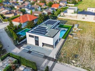 Exklusive Designvilla mit repräsentativem Firmensitz, 15-Meter-Pool und privater Fahrzeuggarage, 2850000 €, Immobilien-Häuser in 2604 Theresienfeld