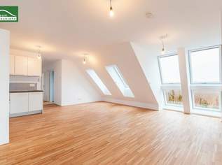 Wohnen in Grünruhelage von Süßenbrunn - Moderne Wohnung mit privater Dachterrasse! S-Bahn S1 in Gehweite! Luftwärmepumpe !, 1449 €, Immobilien-Wohnungen in 1220 Donaustadt