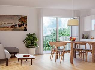 Wohnen im Park: Neue 3-Raum Eigentumswohnung mit Kühlung direkt im Stadtzentrum, 369900 €, Immobilien-Wohnungen in 4050 Traun