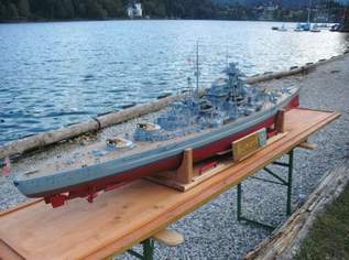 BISMARCK - Schlachtschiff der deutschen Kriegsmarine -RTR-Modell in 1:100 - RARITÄT