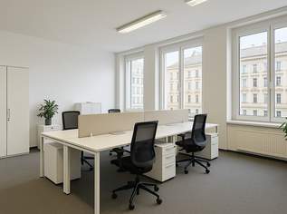 Solides Büroinvestment mit 5,1 % Rendite und nahezu vollständig befristetem Mietstand, 8300000 €, Immobilien-Gewerbeobjekte in 1050 Margareten