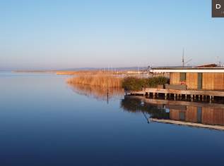 EINMALIGES ARCHITEKTEN-SEEHAUS IN PRIVATER LAGE MIT UNVERBAUBAREM SEEWEITBLICK, 0 €, Immobilien-Häuser in 7100 Gemeinde Neusiedl am See