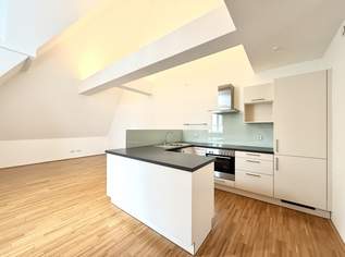 Stilvolle 2-Zimmer Dachgeschosswohnung mit Terrasse nahe Mariahilfer Straße (inkl. Heizkosten), 1982.61 €, Immobilien-Wohnungen in 1070 Neubau