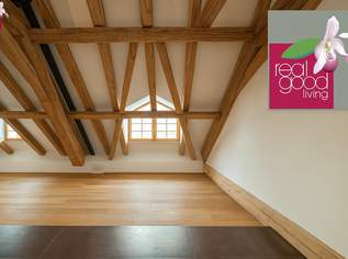 Außergewöhnliche 4-Zimmer-Dachgeschosswohnung im topsanierten Altbau – Galerie, sichtbare Holzbalken & Terrasse beim Karmelitermarkt, 2588.66 €, Immobilien-Wohnungen in 1020 Leopoldstadt