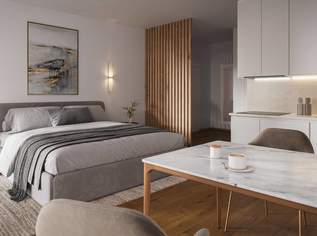 Anlegerhit! Ruhige, südseitige 1-Zimmer Gartenwohnung beim Hirschstettner Aupark, 201140 €, Immobilien-Wohnungen in 1220 Donaustadt