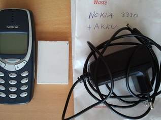 Schönes sehr beliebtes Nokia 3330 mit Akku und Ladegerät offen für alle Netze, 34 €, Marktplatz-Computer, Handys & Software in 1220 Donaustadt