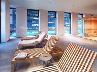 WEITBLICK garantiert: Modern möblierte 2-Zimmer-Wohnung mit Klima im One-Tower mit Pool und vielen Extras im Haus!, 1799 €, Immobilien-Wohnungen in 1030 Landstraße WEITBLICK garantiert: Modern möblierte 2-Zimmer-Wohnung mit Klima im One-Tower mit Pool und vielen Extras im Haus!, 1799 €, Immobilien-Wohnungen in 1030 Landstraße