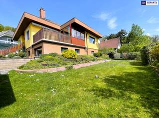 Bungalow-Idyll in Gablitz: Ihr Zuhause mit Wienerwald-Panoramablick: 4 Zimmer I Wintergarten I Südwest-Terrasse I Gartenparadies I Keller I Garage!, 499000 €, Immobilien-Häuser in 3003 Gemeinde Gablitz