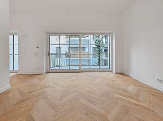 HOFLAGE mit BALKON! Luxus-Erstbezug mit 3,30 m Raumhöhe im 1. Obergeschoß, 625000 €, Immobilien-Wohnungen in 1040 Wieden