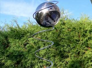 Windspiel "Schwebender Ball" Aluminium eloxiert - Handarbeit - NEU!  , 15 €, Haus, Bau, Garten-Balkon & Garten in 1120 Meidling