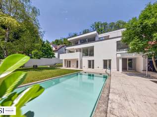 Sieveringer Wohnqualität: Villa mit Pool, Garten und viel Privatsphäre, 3695000 €, Immobilien-Häuser in 1190 Döbling