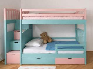 Kinder-Etagenbett mit zwei Matratzen , 300 €, Kindersachen-Kinderzimmer in 1010 Innere Stadt