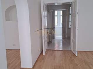 MIETE - Altbaujuwel mit Gartenblick im generalsanierten Biedermeierhaus – 1090 Wien, 3245 €, Immobilien-Wohnungen in 1090 Alsergrund