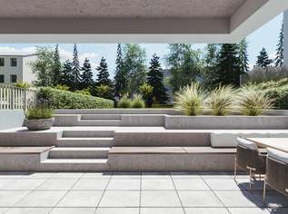 Abkühlen im hauseigenen Pool .... Ihre Traumwohnung mit Terrasse oder Garten und Fernblick Nähe Maurer Wald PROVISIONSFREI !!, 854797 €, Immobilien-Wohnungen in 1230 Liesing