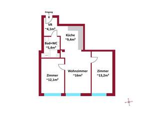 JETZT NOCH WÜNSCHE EINBRINGEN! Neubau/Erstbezug I Schlüsselfertig I Luftwärmepumpe inkl. Kühlung I, 395000 €, Immobilien-Wohnungen in 1100 Favoriten