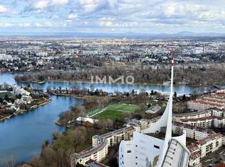 44. Etage - U1 Donauinsel: Wohnen am Wasser - DC2 Tower, 1200 €, Immobilien-Wohnungen in 1220 Donaustadt