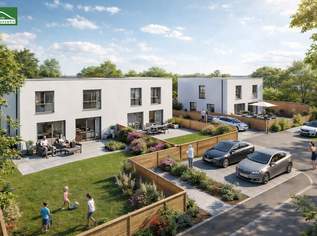 Modernes Doppelhaus in Tresdorf, 5 Zimmer, Garten, Terrasse, Erstbezug, 549.000 €, 549000 €, Immobilien-Häuser in 2111 Tresdorf