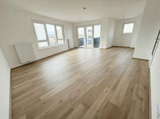 Familienwohnen in Wiener Neustadt: 3-Zimmer-Erstbezug mit Balkon im „ein viertel grün“, 255653 €, Immobilien-Wohnungen in Niederösterreich