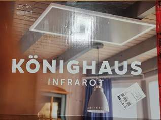 VERKAUFE NEUE KÖNIGHAUS INFRAROTHEIZUNG (1000 WATT) MIT DECKENBELEUCHTUNG!, 250 €, Haus, Bau, Garten-Geschirr & Deko in 1160 Ottakring