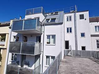 TERRASSENHIT, LORYSTRASSE, vermietete 50 m2 Neubau mit 38 m2 Terrasse, 2 Zimmer, Komplettküche, Duschbad, Parketten, 4. Liftstock, 249000 €, Immobilien-Wohnungen in 1110 Simmering
