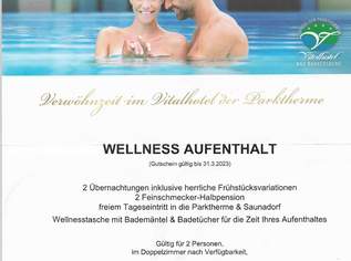 Wellness-Gutschein für 2 Personen, 400 €, Marktplatz-Beauty, Gesundheit & Wellness in 8490 Bad Radkersburg