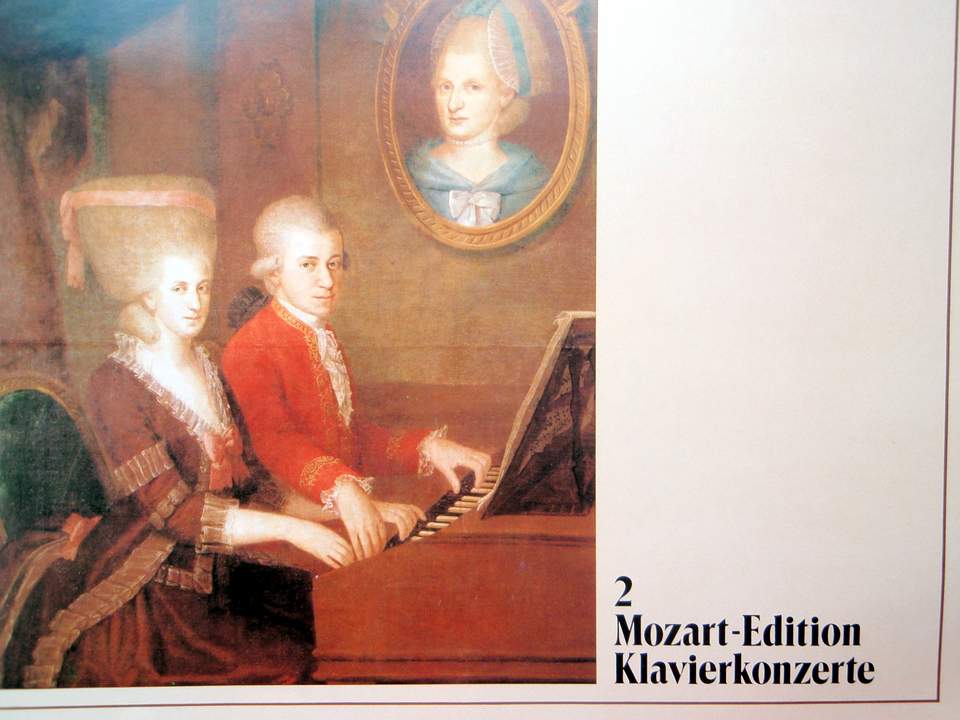 Mozart-Schallplattensammlung. Vinyl Langspielplatten.