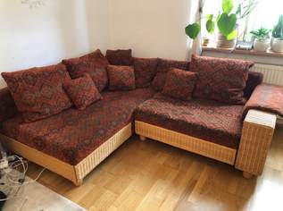 Ecksofa mit orientalischen Muster und Rattanboden, 190 €, Haus, Bau, Garten-Möbel & Sanitär in 1030 Landstraße
