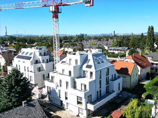 Herbstaktion! Ideale Kleinwohnung mit großer Terrasse! Klimaaktiv Bronze! Leben an naturnahen Gewässern! Ruhige Seitengasse + Luftwärmepumpe und Solaranlage + Perfekte Raumaufteilung + Garage!, 263099 €, Immobilien-Wohnungen in 1220 Donaustadt