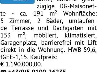 17., Heuberg - Traumhafte,, 1190000 €, Immobilien-Wohnungen in 1170 Hernals