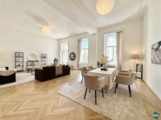 Einzigartige 5-Zimmer Altbauwohnung beim Palais Coburg, 3990 €, Immobilien-Wohnungen in 1010 Innere Stadt