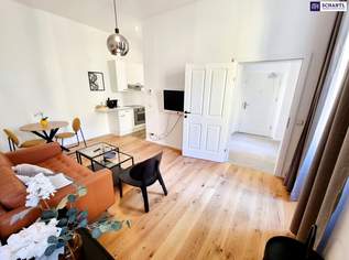 Kleine Wohnung - Großes Business! Ruhige Hoflage + Top sanierter Erstbezug + Voll und geschmackvoll möbliert + Wunderschönes Altbauhaus + Beste Anbindung!, 290000 €, Immobilien-Wohnungen in 1150 Rudolfsheim-Fünfhaus