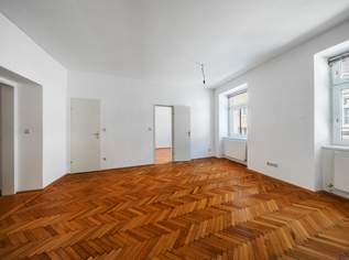 Sanierte Liegenschaft mit Fernwärme! Renovierungsbedürftiger 2-Zimmer-Altbau beim Mittersteig!, 295000 €, Immobilien-Wohnungen in 1050 Margareten