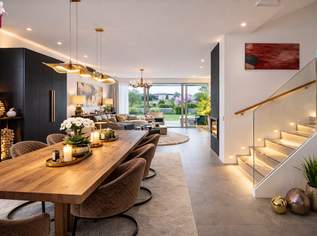 Möbliertes Designer-Doppelhaus mit Spa & Pool nahe Wien, 1690000 €, Immobilien-Häuser in 2380 Gemeinde Perchtoldsdorf