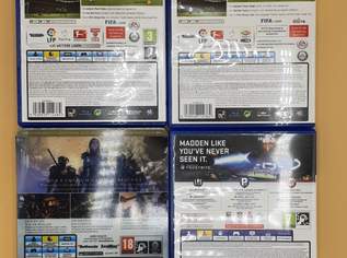 PS 4 Spiele 4 Stk. 2x FIFA 15, Madden 18, The Elder Scrolls