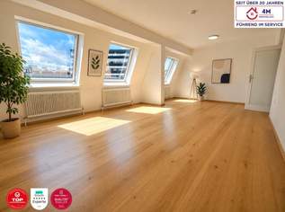 Lichtdurchflutetes Wohnen im Dachgeschoss auf 155m2! 5 Zimmer, Garage mit E-Ladestation und Top Anbindung!, 579000 €, Immobilien-Wohnungen in 1100 Favoriten