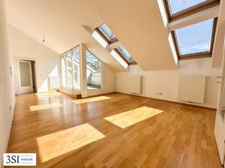 Sonnige Dachterrasse, Hohe Räume, Smarte Raumaufteilung – Elegante Dachgeschosswohnung im 3. Bezirk, 539000 €, Immobilien-Wohnungen in 1030 Landstraße