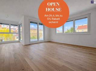 OPEN HOUSE 24.4.! Bis zu -5% Rabatt sichern! Einziehen & wohlfühlen! Exklusive 4-Zimmer-Dachgeschoßwohnung im Zentrum Schwechats - nachhaltig, hochwertig & unwiderstehlich!, 465319 €, Immobilien-Wohnungen in 2320 Schwechat