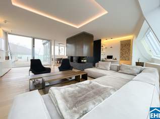 Designer Dachgeschoß-Wohnung mit großzügiger Terrasse auf einer Ebene, 1888888 €, Immobilien-Wohnungen in 1060 Mariahilf