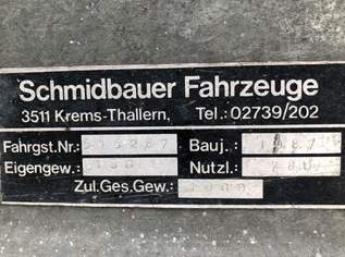 Einachsanhänger, gebremst 