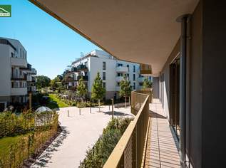 3-Zimmer hervorragend aufgeteilt mit Balkon - „Hirschfeld – Naturnah wohnen“ – Niedrig-Energie-Standard-Neubau _ Provisionsfreier Erstbezug, 434000 €, Immobilien-Wohnungen in 1210 Floridsdorf