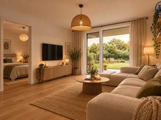 Provisionsfrei: Willkommen im Grünen – Ihre 2-Zimmer-Wohnung mit Garten, 314500 €, Immobilien-Wohnungen in 1220 Donaustadt