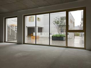 RIVUS VIVERE, Innenhoflage: Ansprechende Gewerbefläche im Edelrohbau - provisionsfrei vom Bauträger, 2236.98 €, Immobilien-Gewerbeobjekte in 1230 Liesing