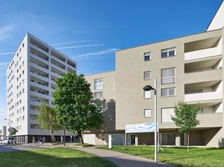 Q11 Leben in Simmering - Lichtdurchflutete Balkonwohnung mit 3 Zimmern und Deckenkühlung!, 1489.24 €, Immobilien-Wohnungen in 1110 Simmering