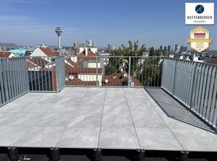 Superprojekt: ''Über den Baumwipfeln" TOP 52 mit PANORAMA-DACHTERRASSE & WIEN-BLICK, 679000 €, Immobilien-Wohnungen in 1100 Favoriten