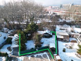 Kleingartengrundstück für ganzjähriges Wohnen (Eigengrund), 349000 €, Immobilien-Grund und Boden in 1210 Floridsdorf