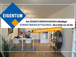 ZU HAUSE DIREKT AN DER U3, 489000 €, Immobilien-Wohnungen in 1110 Simmering