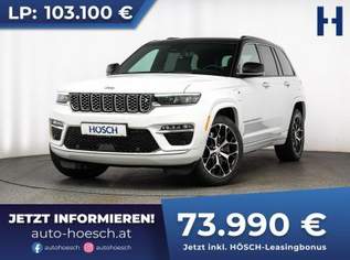 Grand Cherokee 4xe PHEV Summit Reserve HIGH-END VOLLAUSSTATTUNG, 77490 €, Auto & Fahrrad-Autos in 2512 Katastralgemeinde Tribuswinkel Grand Cherokee 4xe PHEV Summit Reserve HIGH-END VOLLAUSSTATTUNG, 77490 €, Auto & Fahrrad-Autos in 2512 Katastralgemeinde Tribuswinkel