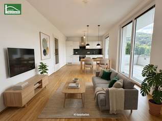 Wohnen und entspannen: Hochwertige 2-Zimmer-Wohnung mit Wohlfühlbalkon!, 958.92 €, Immobilien-Wohnungen in 8054 
